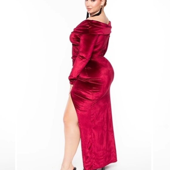 Curvy Sense Olivia velvet dress - Picture 5 of 10